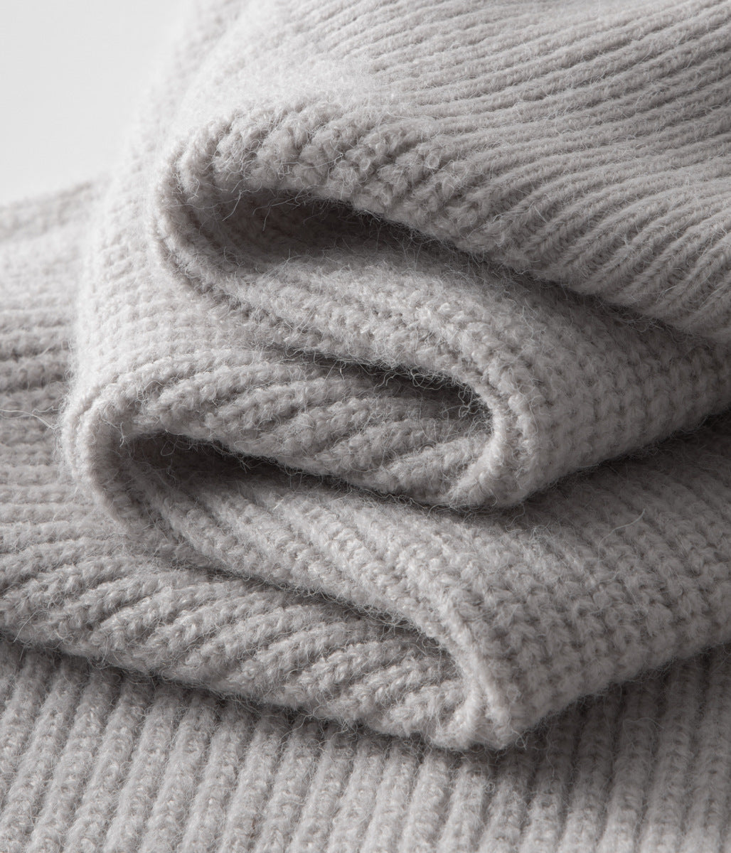 100% merinowol vest met rits