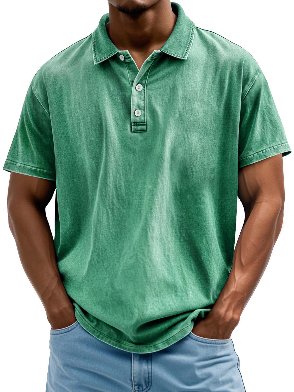 Pure cotton polo shirt