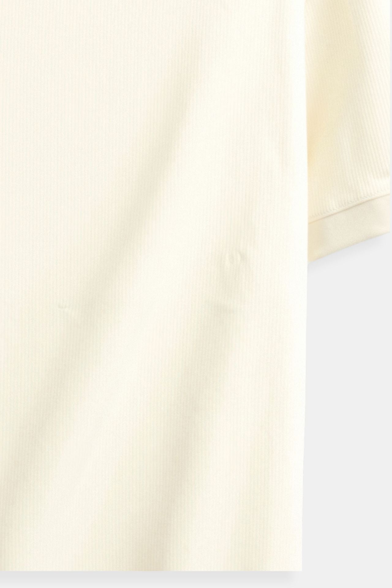 Wollen structuur poloshirt