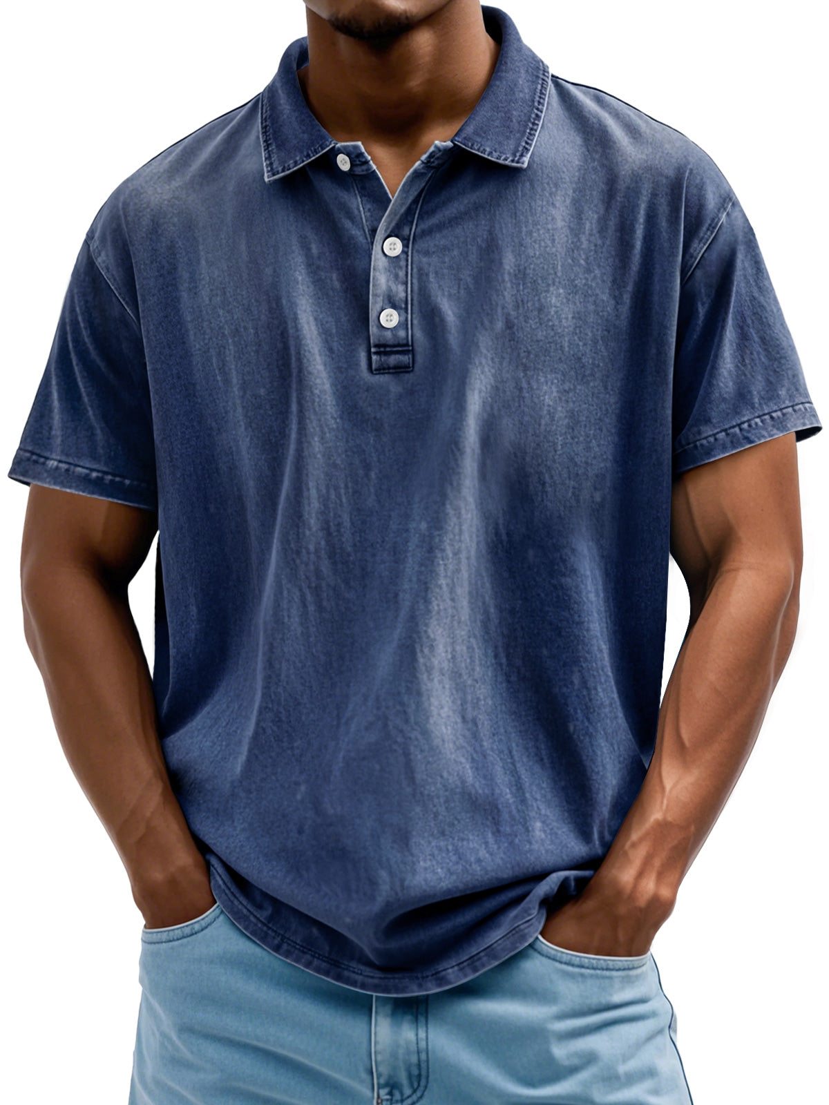 Pure cotton polo shirt