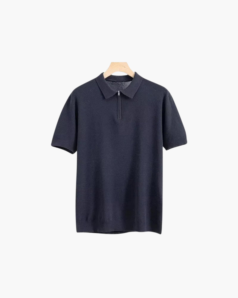 Ibiza Zip Up Polo