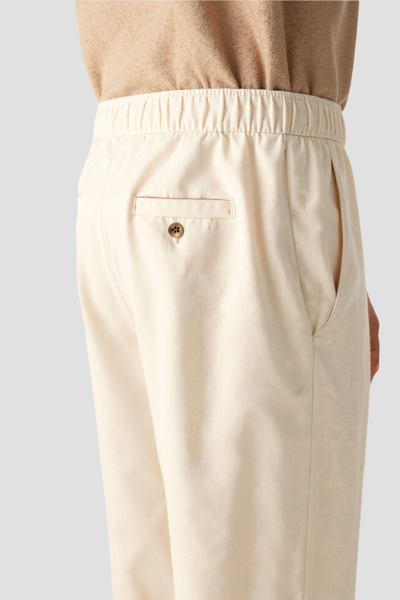 Regular fit linen loose pants