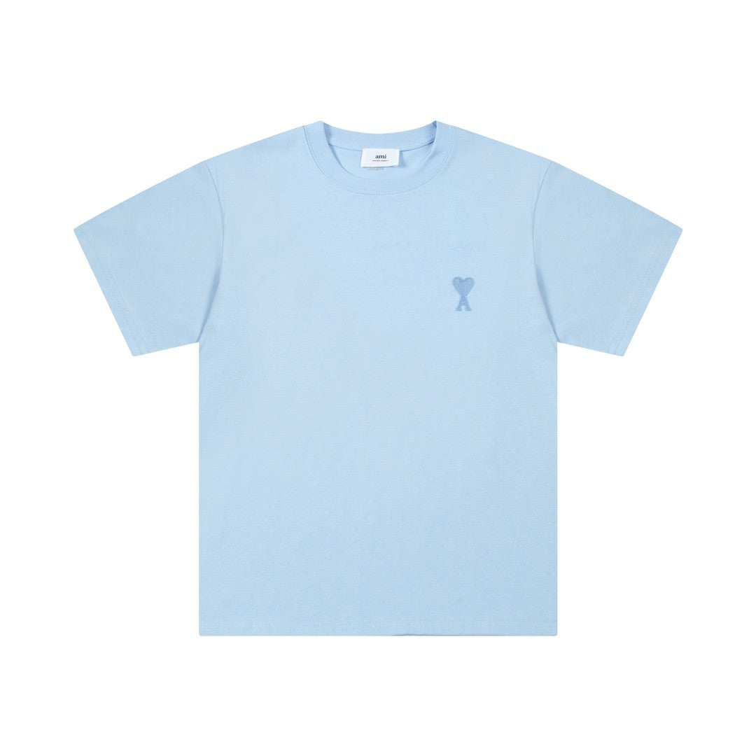 Ami T-shirt with embroidered A-Herz