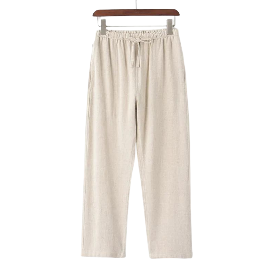 Fez - Leinen Pantalon (oversized Fit)