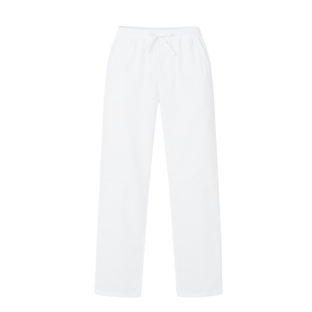 Baumwolle & Leinen Blend Drawstring Pants