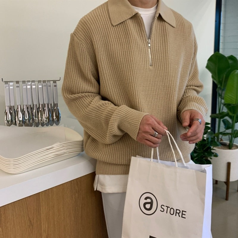 Dubrovnik - Heren Polo Pullover Sweatshirt