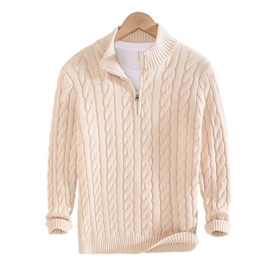 Constance - Pullover met halve rits