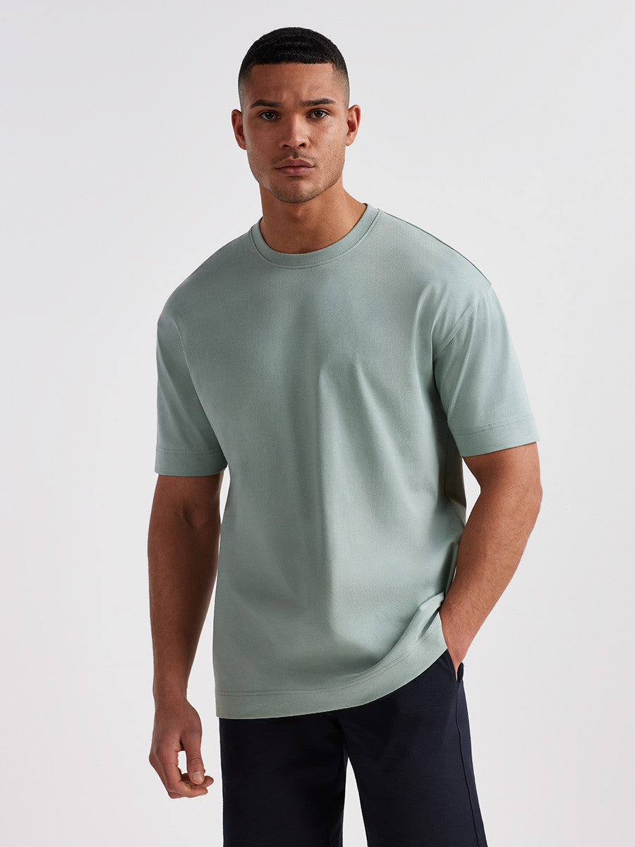 Ohio Oversized T-shirt, ijsberggroen