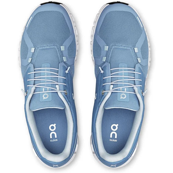 ON Cloud 6 - Chambray/Weiß