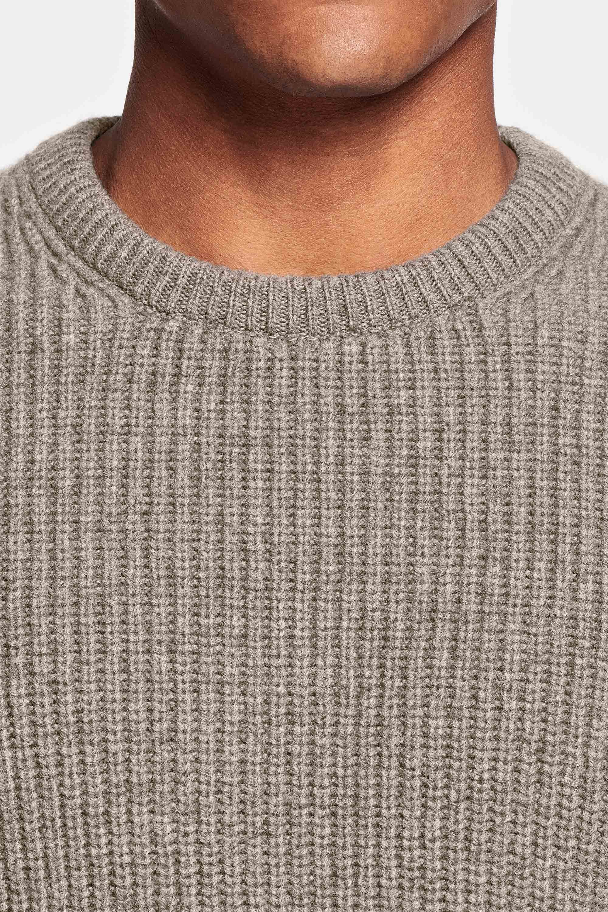 Dark sand knit sweater