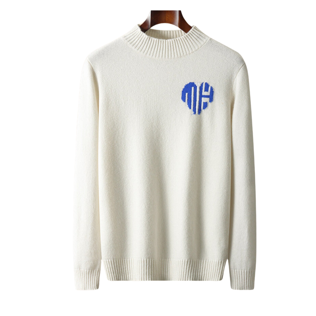 100% Cashmere Heart Pullover