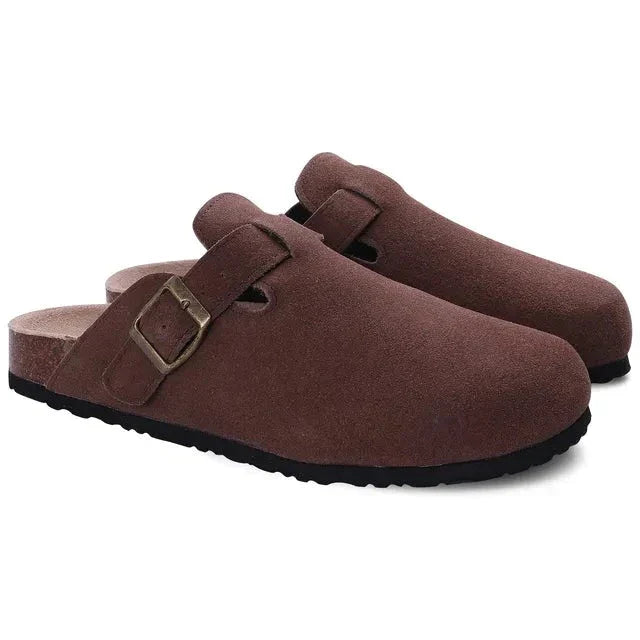 Suede Clogs