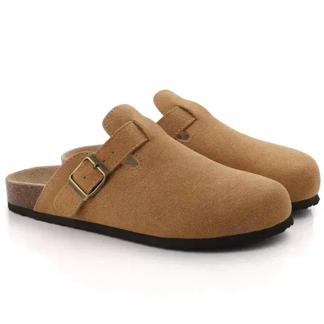 Suede Clogs