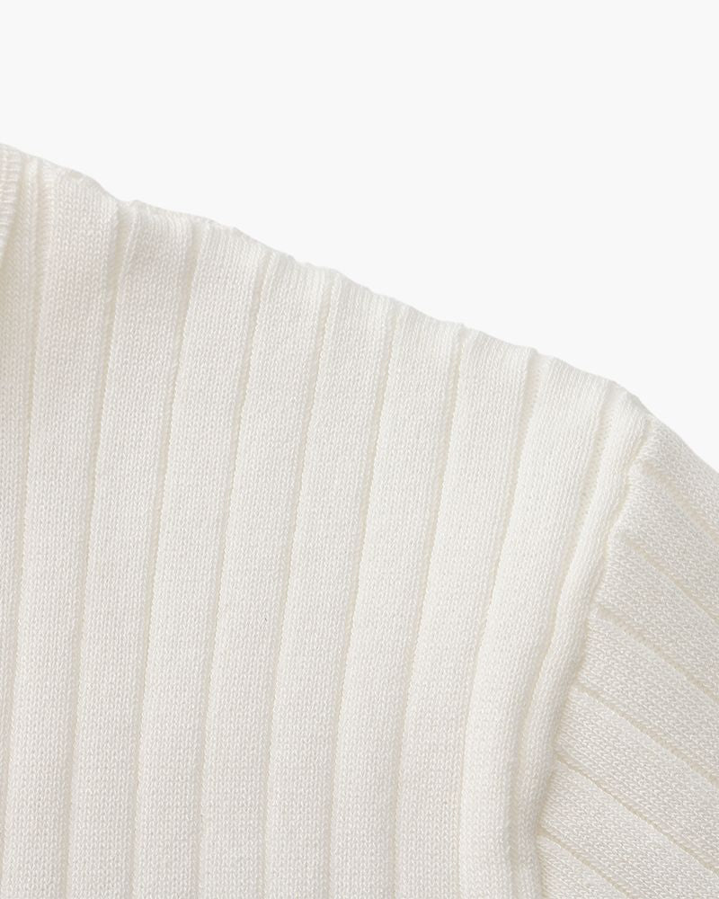 Premium ribbed polo shirt