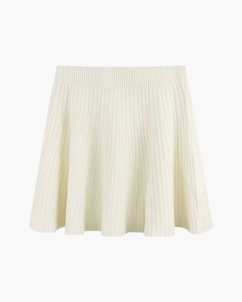 Oxford fold skirt made of wool