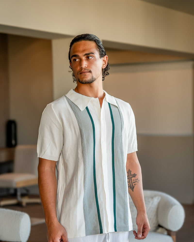 Bradford knitting polo shirt