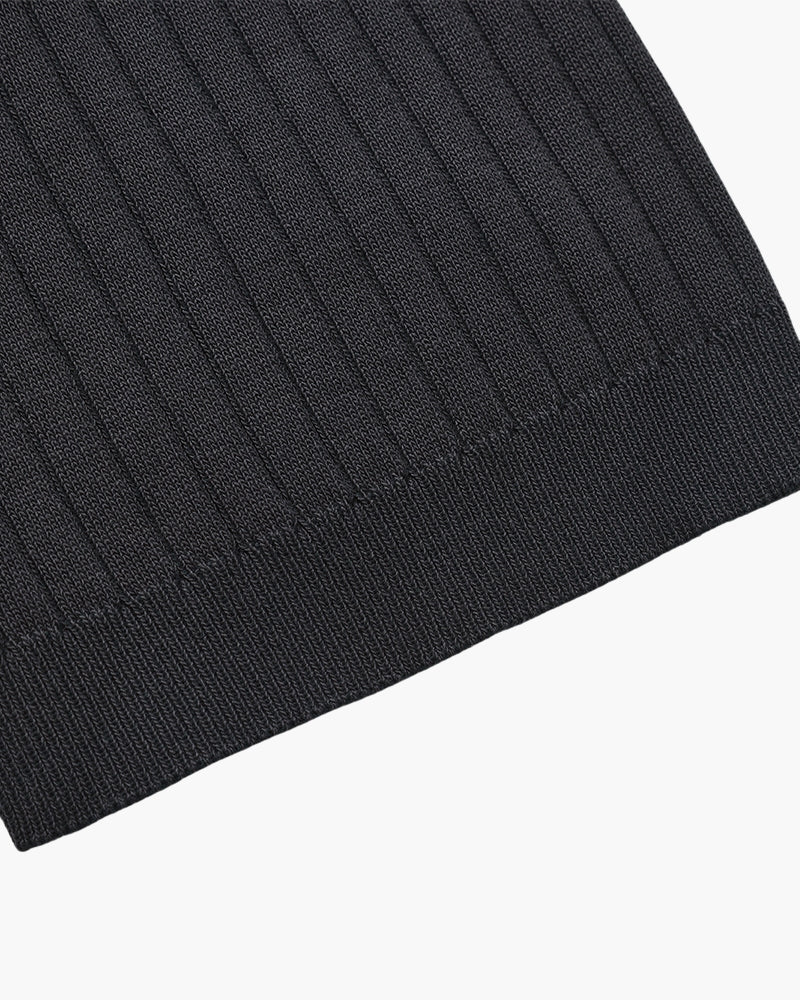 Premium ribbed polo shirt