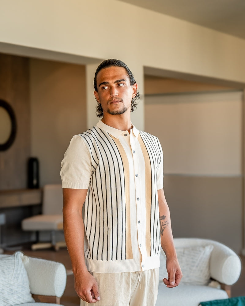 Monte Carlo knitted polo shirt