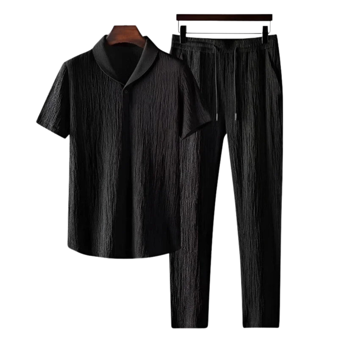 Baumwolle Polo & Pantalon Set