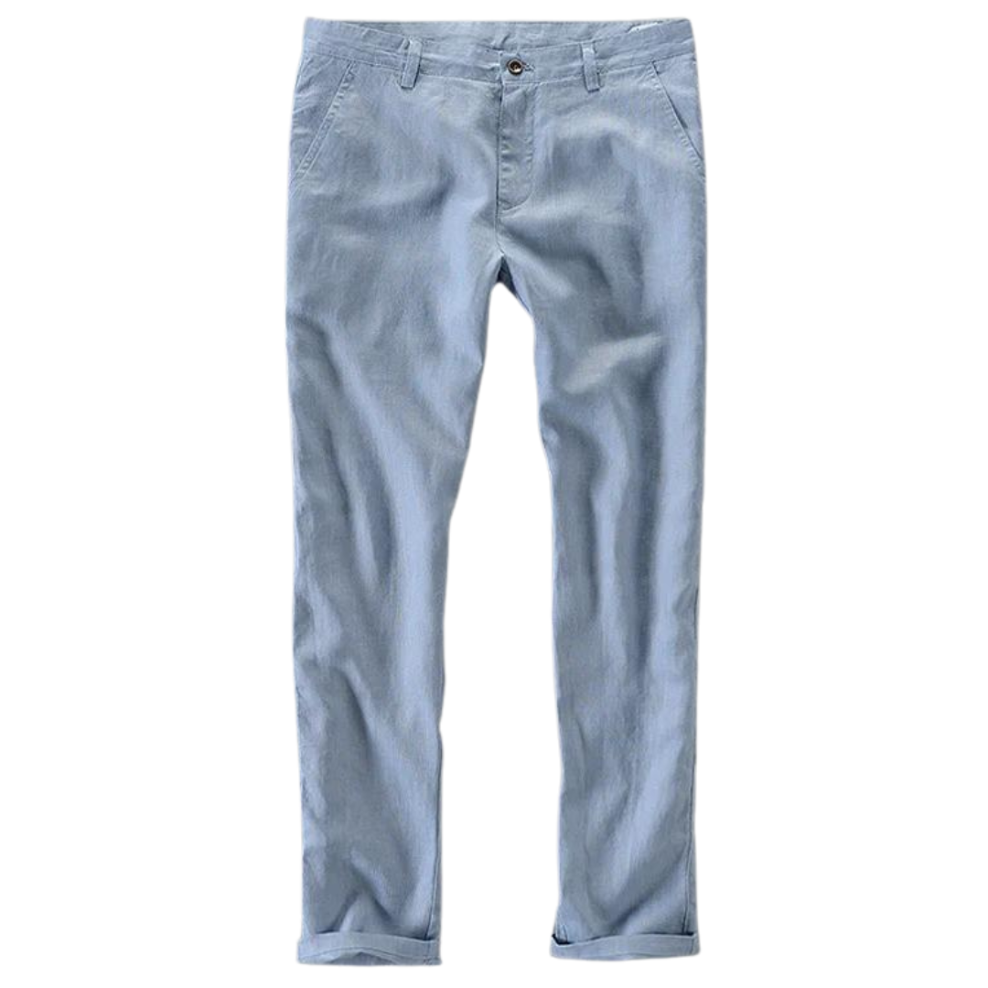 100% Leinen Casual Pants