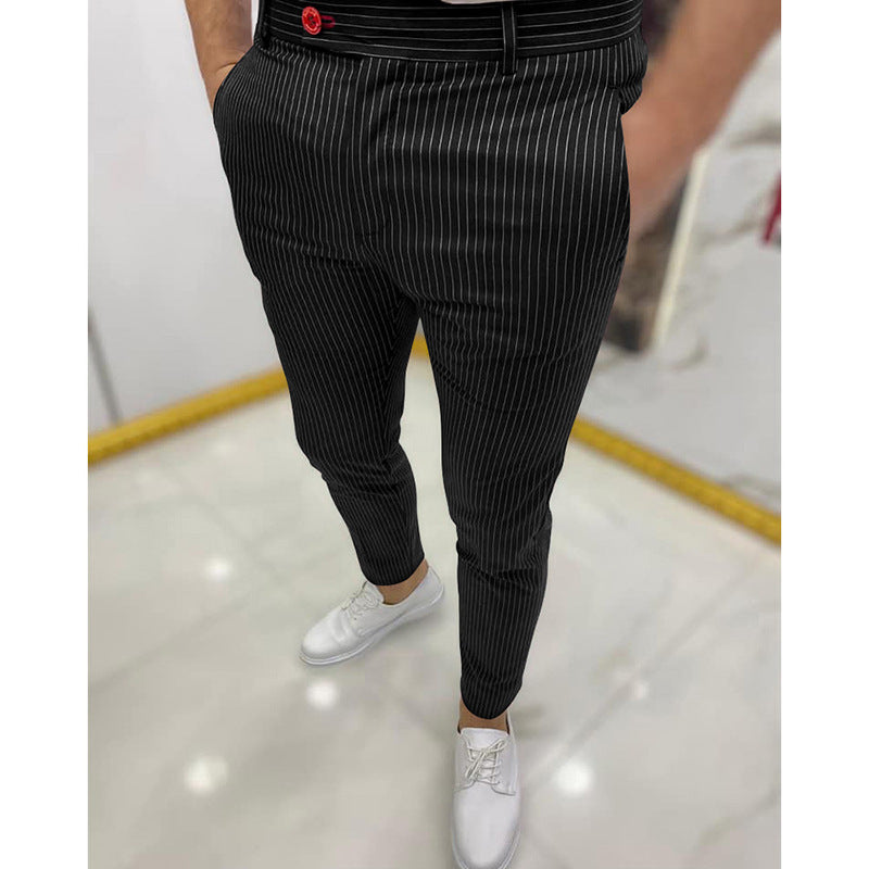 - Slim Fit Casual Pants