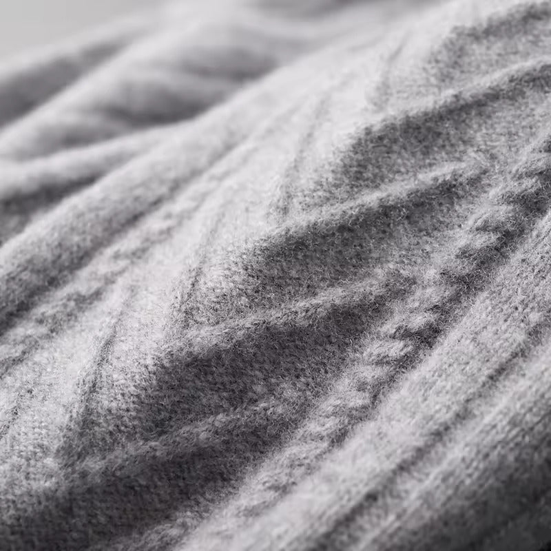 100% cashmere pattern vest