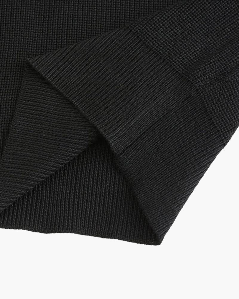 Cesare gebreide trui met halve rits