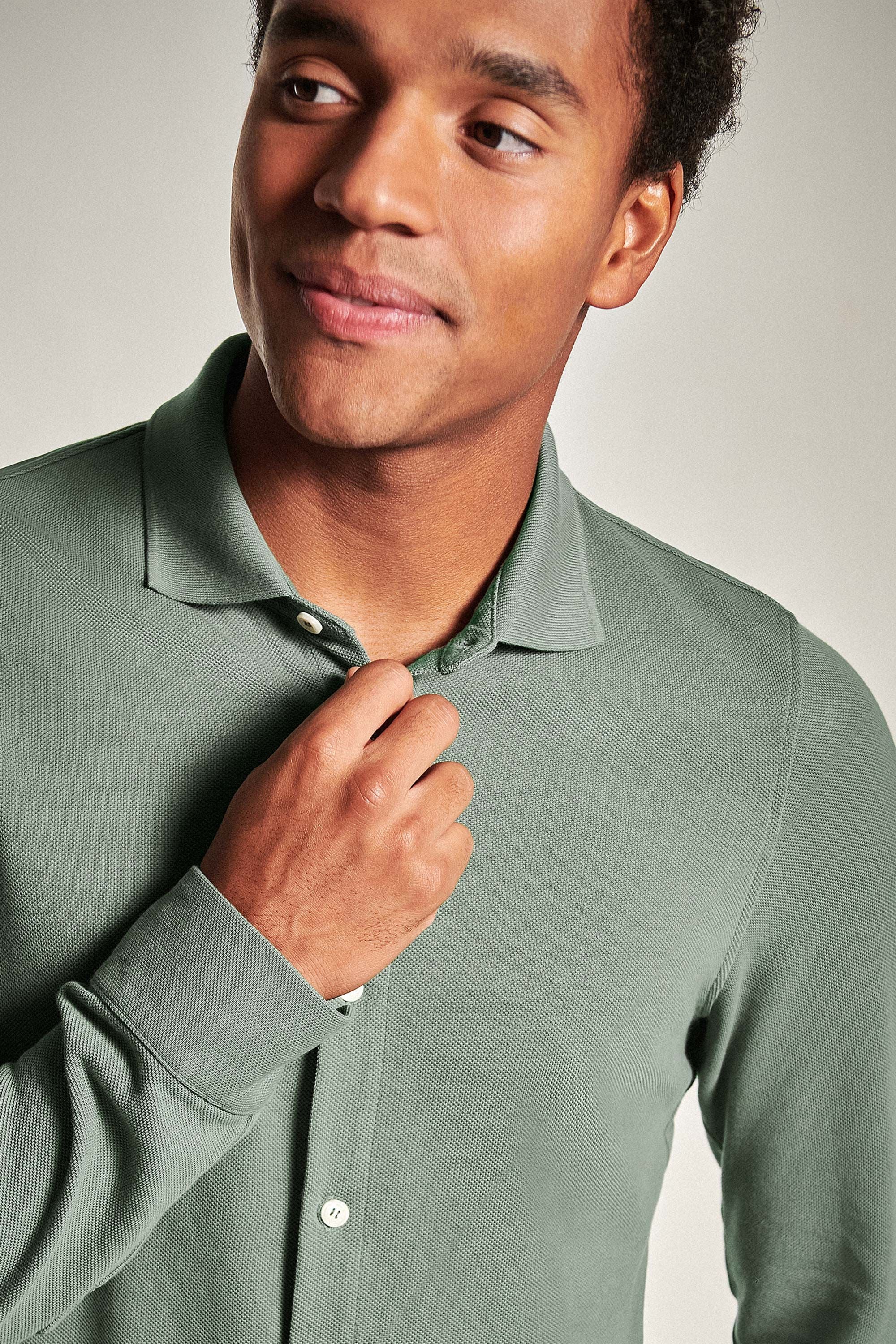 Green Piqué Shirt
