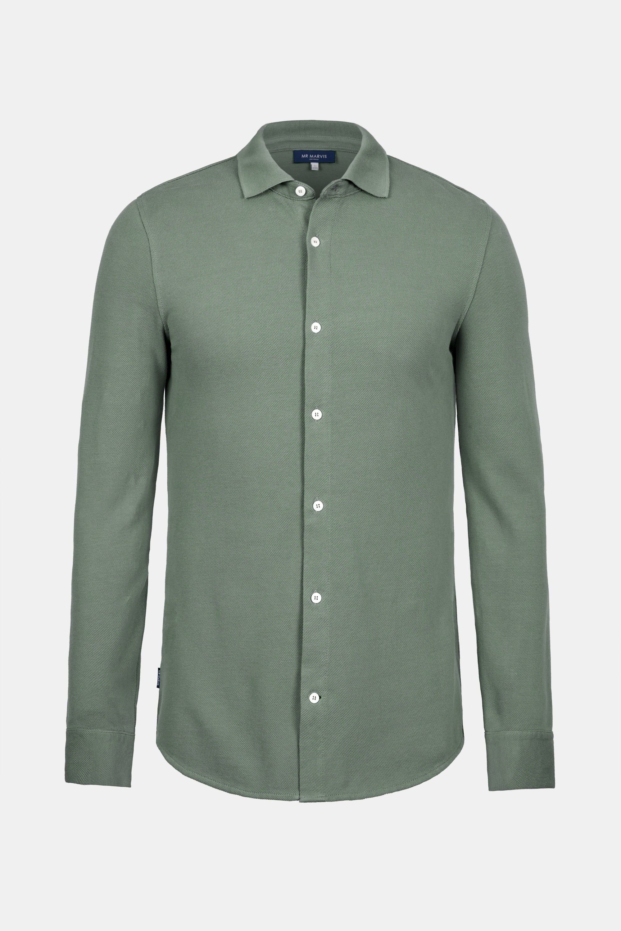 Green Piqué Shirt