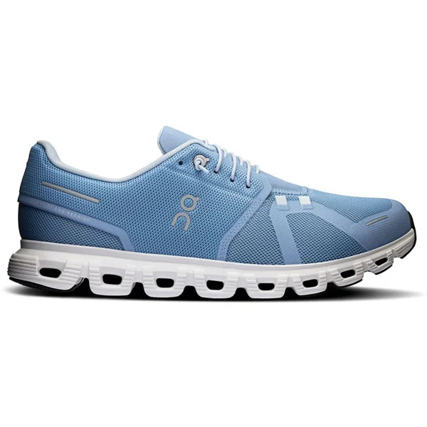 ON Cloud 6 - Chambray/Weiß